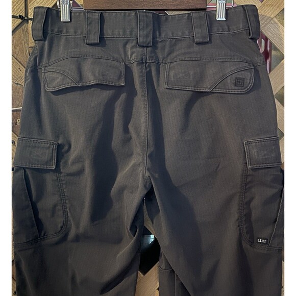 5.11 TACTICAL Charcoal Gray Cargo Ripstop Pants Utility Combat Men's 32x31 - Picture 6 of 8